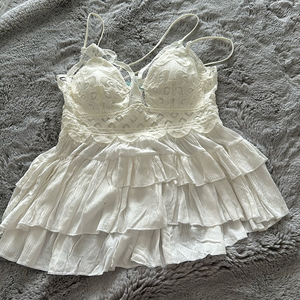 Lace tank top